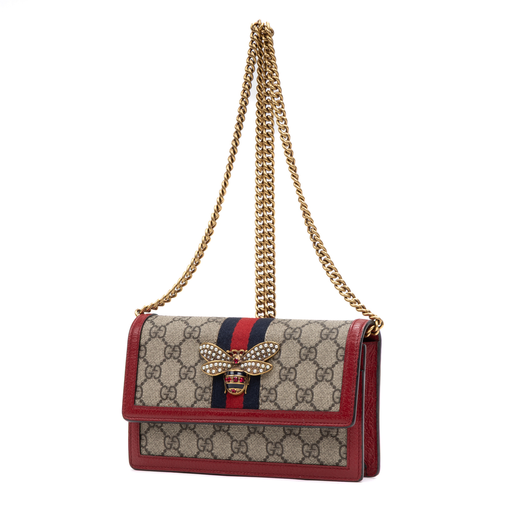 Gucci Queen Margaret Chain Wallet - Picture 2 of 10